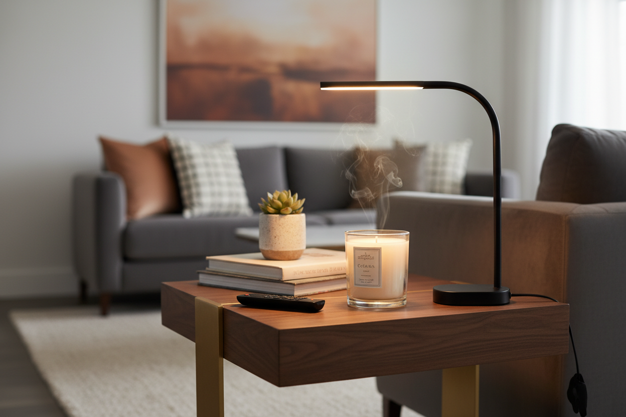 Candle Warmer in Living Room