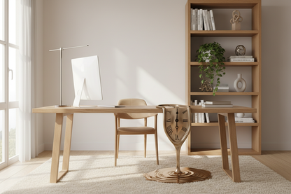 Melting Clock on Desk